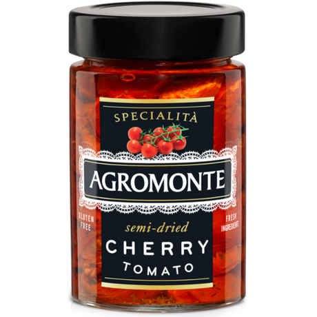 Semi-Dried Cherry Tomatoes 520g - Agromonte Agromonte - Preserved Vegetables @Mercato Gourmet | Your Italian Gourmet Supermarket