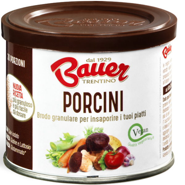 Porcini Mushroom Stock in Tin 120g  - Bauer