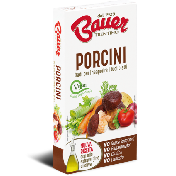Porcini Stock in Cubes 60g - Bauer Bauer - Broth & Stock @Mercato Gourmet | Your Italian Gourmet Supermarket
