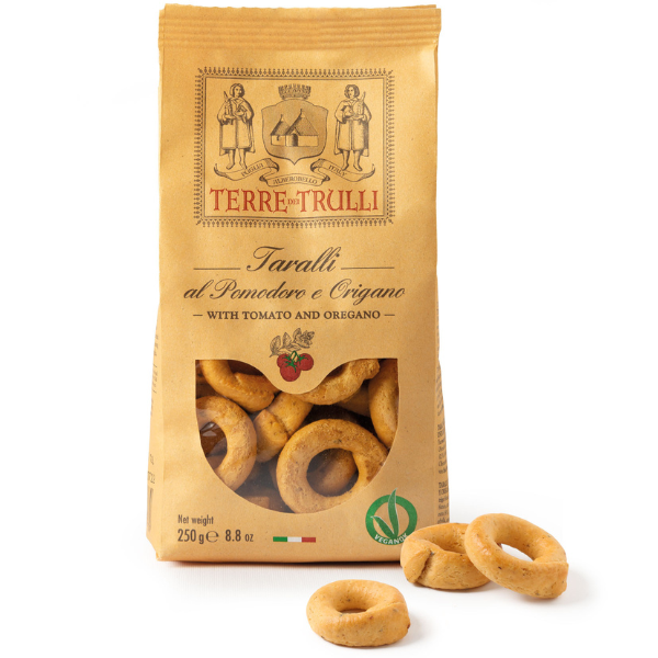 Taralli Savoury Rings with Tomato and Oregano - Terre dei Trulli