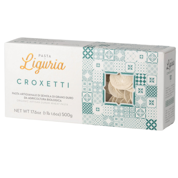 Organic Croxetti Durum Wheat Semolina Pasta 500g - Pasta di Liguria