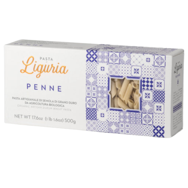 Organic Penne Durum Wheat Semolina Pasta 500g - Pasta di Liguria