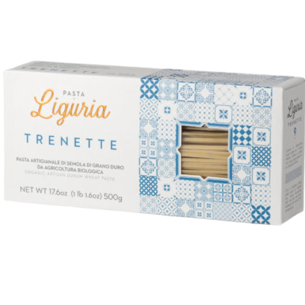 Organic Trenette Durum Wheat Semolina Pasta 500g - Pasta di Liguria