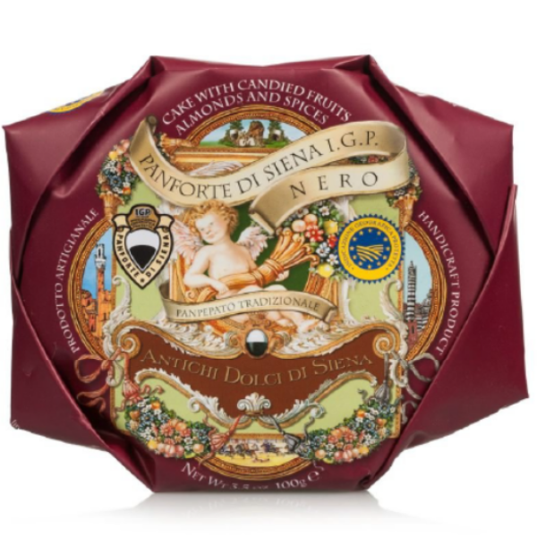 Panforte di Siena IGP Nero 250g - La Fabbrica del Panforte