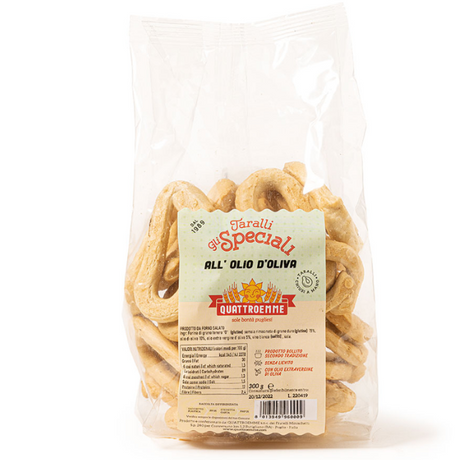 Special Olive Oil Taralli 300g - Quattroemme QUATTROEMME - Snacks @Mercato Gourmet | Your Italian Gourmet Supermarket