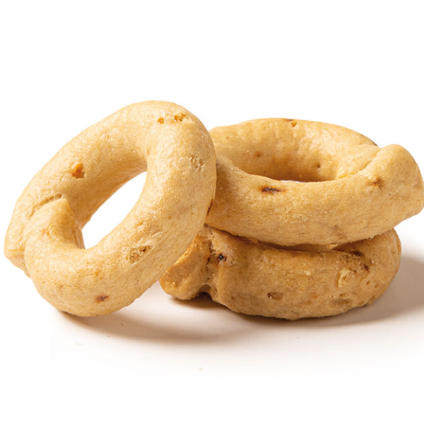 Onion Taralli 400g - Quattroemme QUATTROEMME - Snacks @Mercato Gourmet | Your Italian Gourmet Supermarket