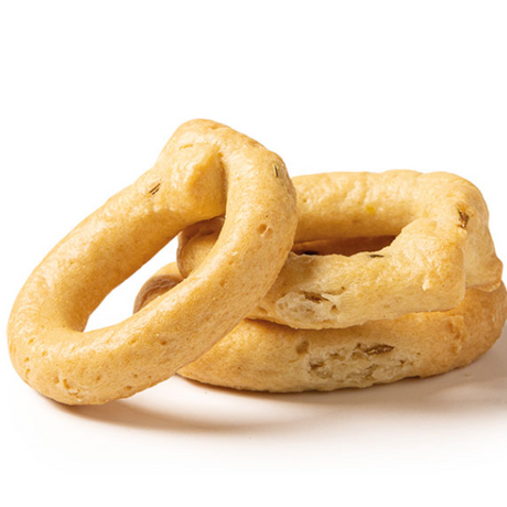 Taralli Crock with Fennel 400g - Quattroemme QUATTROEMME - Snacks @Mercato Gourmet | Your Italian Gourmet Supermarket