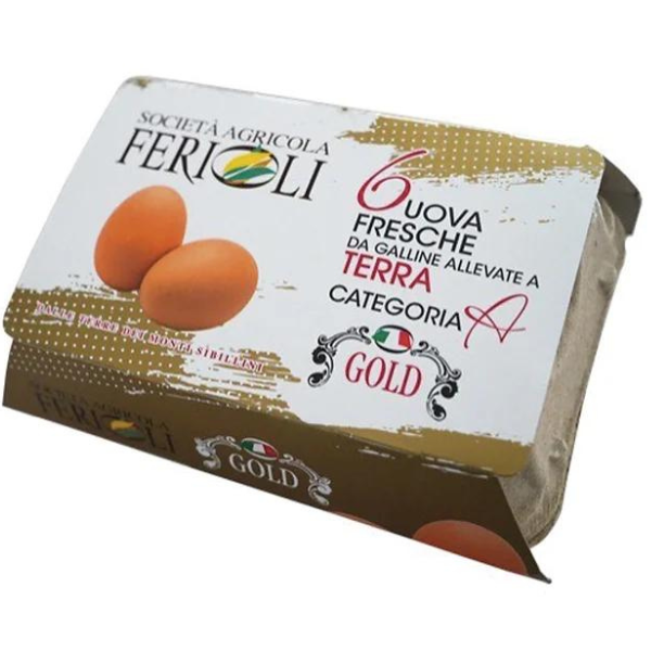Ferioli Natural Eggs - 6pcs/Pack