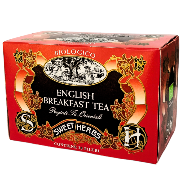 Organic English Breakfast Tea (20 Tea Bags) - Brezzo