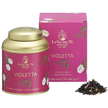 Violetta Tea in Tin 100g - La Via del Tè Mercato Gourmet - Coffee & Tea @Mercato Gourmet | Your Italian Gourmet Supermarket