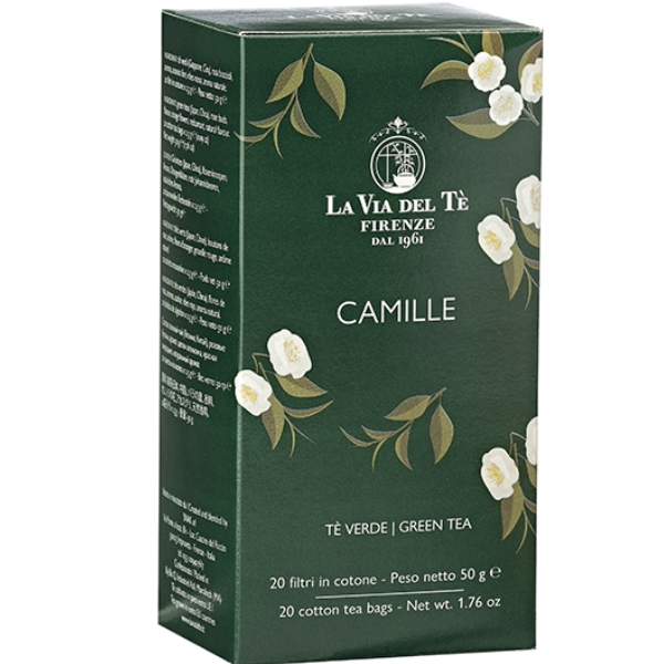 Camille Green Tea 50g (in 20 Tea Bags) - La Via del Tè