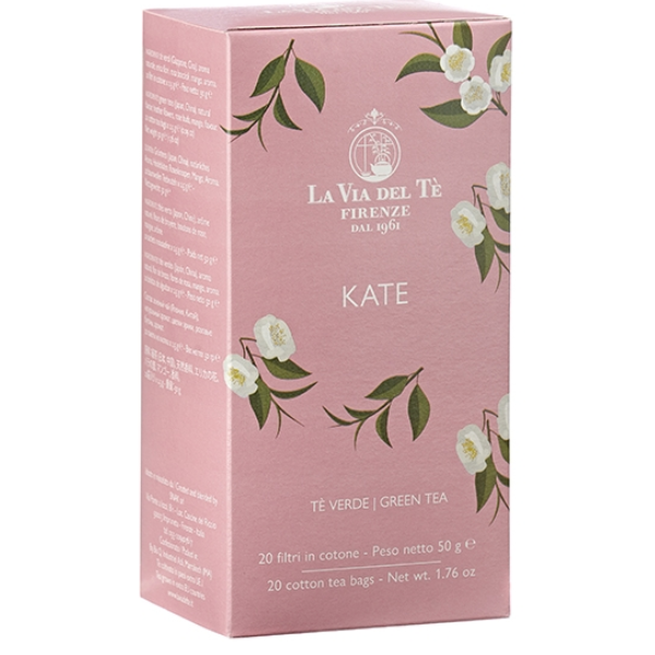 Kate Green Tea 50g (in 20 Tea Bags) - La Via del Tè