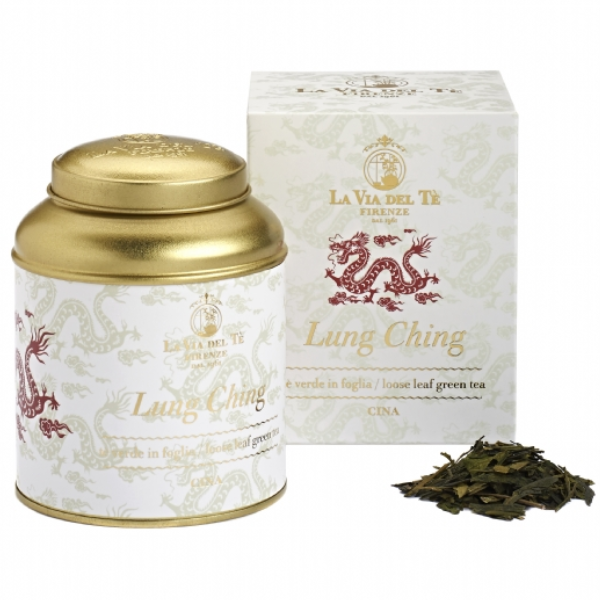 Lung Ching Tea in Tin 100g - La Via del Tè