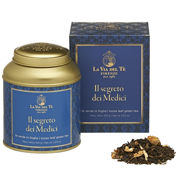 il Segreto dei Medici Green Tea in Tin 100g - La Via del Tè