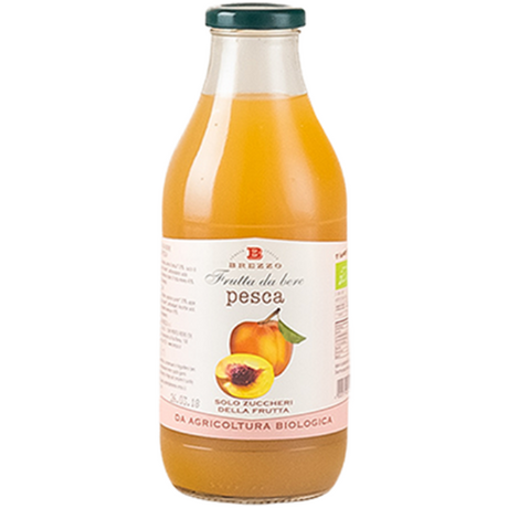 Organic Peach Juice 750ml - Brezzo Brezzo - Juice 750ml @Mercato Gourmet | Your Italian Gourmet Supermarket