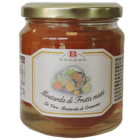 Mixed Fruit Mustard 380g - Brezzo Brezzo - Spreadable & Creams @Mercato Gourmet | Your Italian Gourmet Supermarket