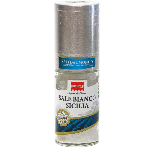 White Salt of Sicily Grinder 640g - Montosco