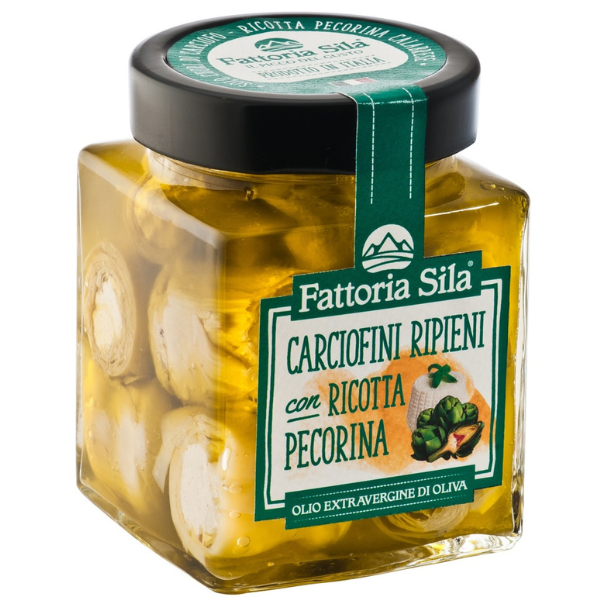 Artichokes Filled with Ricotta Cheese 314ml - Fattoria Sila