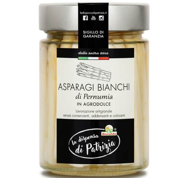 White Asparagus 330g - La dispensa di Patrizia La dispensa di Patrizia - Preserved Vegetables @Mercato Gourmet | Your Italian Gourmet Supermarket