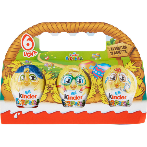 Kinder Surprise (Chocolate egg) - Pack of 6