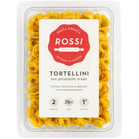 Fresh Tortellini with Cured Ham 250g - Rossi Rossi - Fresh Pasta 250g @Mercato Gourmet | Your Italian Gourmet Supermarket