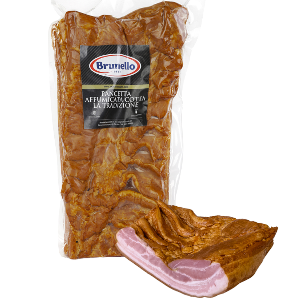 Cooked & Smoked Pancetta 200g (±10%) - Brunello – Mercato Gourmet