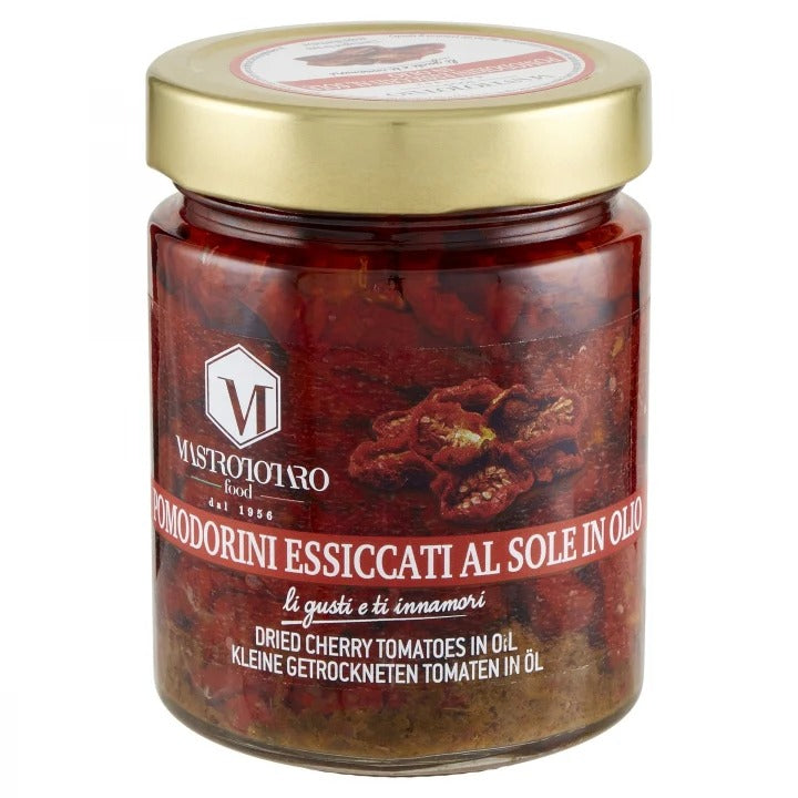 Sun Dried Cherry Tomatoes in Extra Virgin Olive Oil 314ml- Mastrototaro