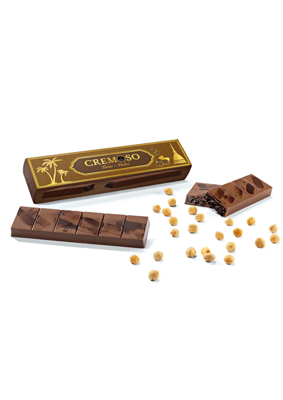 Torino Dubai Chocolate Bar with Gianduja & Kataifi 160g - Bodrato