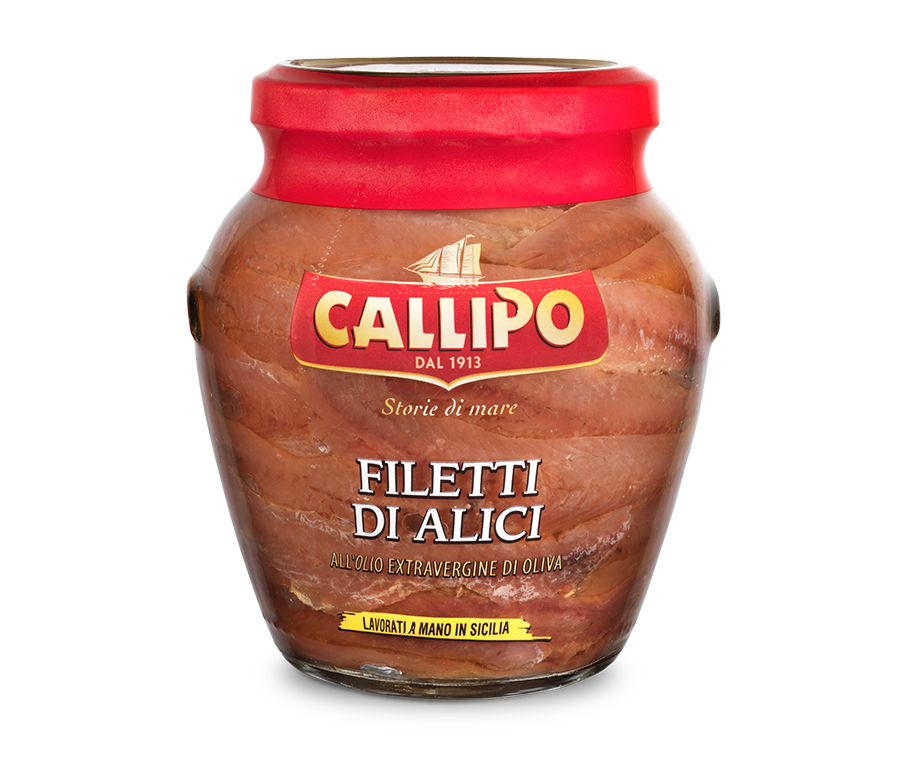 Anchovies Fillets in Extra Virgin Olive Oil 310g - Callipo