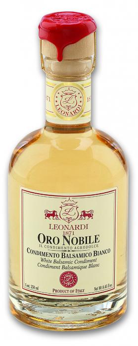 White Balsamic Condiment "Oro Nobile" 500ml - Acetaia Leonardi