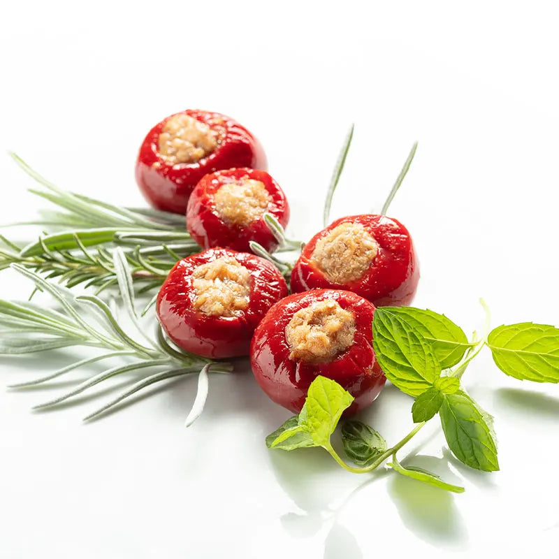 Stuffed Cherry Peppers with Tuna in Oil 230g - I Contadini