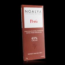 Extra Dark Chocolate 65% - Perù 70g - Noalya