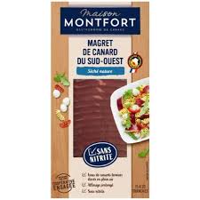 Sliced Dried Duck Breast 80g - Montfort