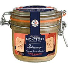 Whole Duck Foie Gras Gastronomique with Sauternes 160g - Montfort