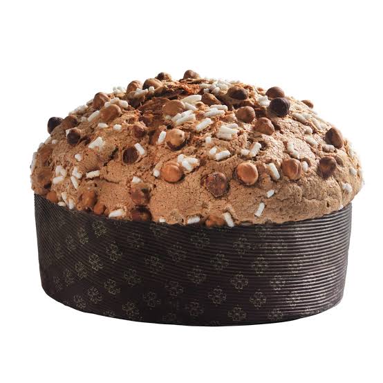 Panettone with Raisins, Topped with Glaze and Hazelnuts 1000g - Fiasconaro