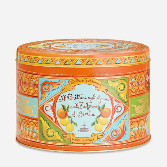 Fiasconaro X Dolce & Gabbana Panettone with Sicilian Citrus fruits and Saffron