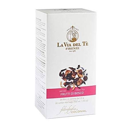 Mixed Berries 50g (in 20 Tea Bags) - La Via del Tè