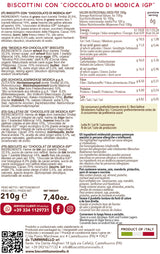 Modica Chocolate Cookie 210g - Tumminello