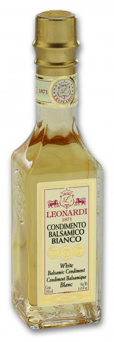 5-year Ages White Balsamic Condiment 250ml - Acetaia Leonardi