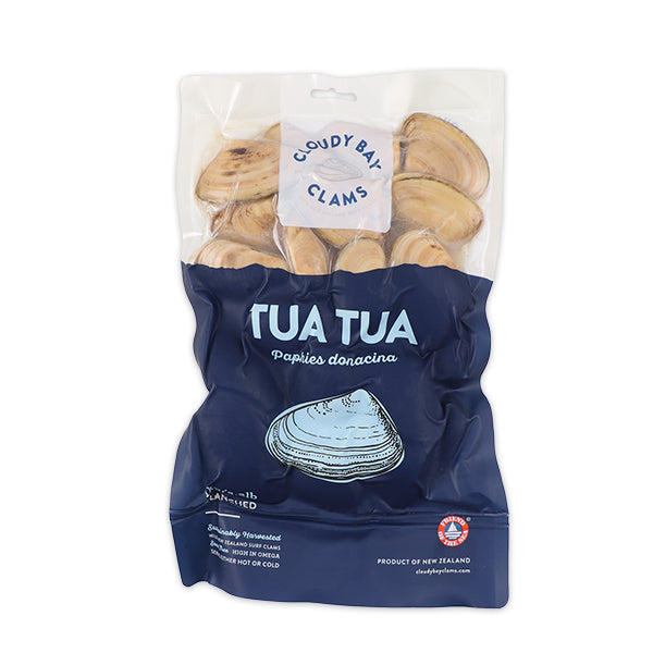 New Zealand Tua Tua Clams 1kg Frozen - Cloudy Bay
