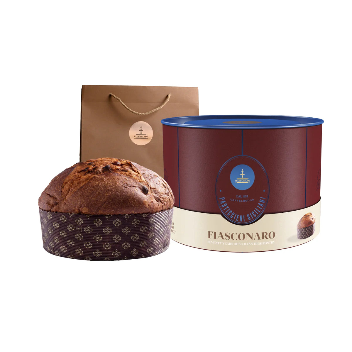 Classic Panettone with "Malvasia delle Lipari Passito D.O.C." 1000g - Fiasconaro