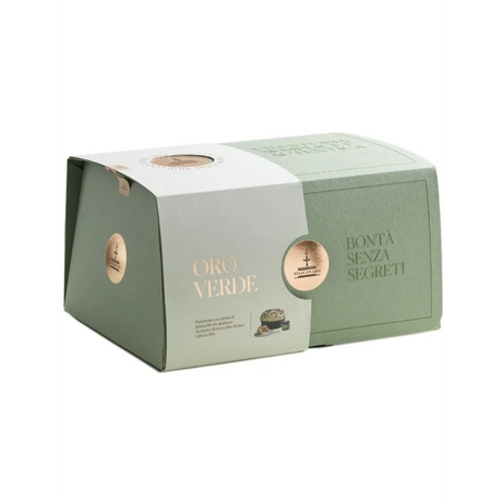 Oro Verde, Pistachio Panettone with Pistachio Spread 1000g - Fiasconaro