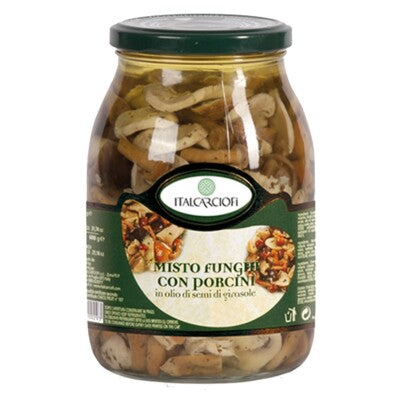 Mixed Porcini & Mushrooms in Oil 314ml - Italcarciofi