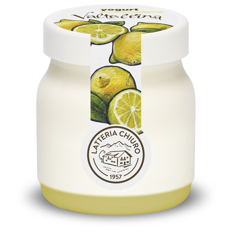 Chiuro Valtellina Lemon Yogurt 150g - Latteria Chiuro