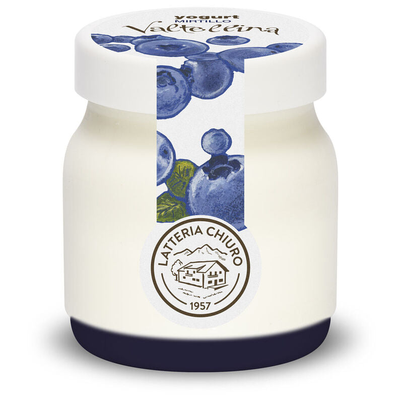 Chiuro Valtellina Blueberry Yogurt 150g - Latteria Chiuro