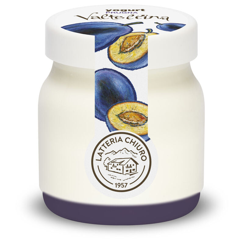 Chiuro Valtellina Plum Yogurt 150g - Latteria Chiuro