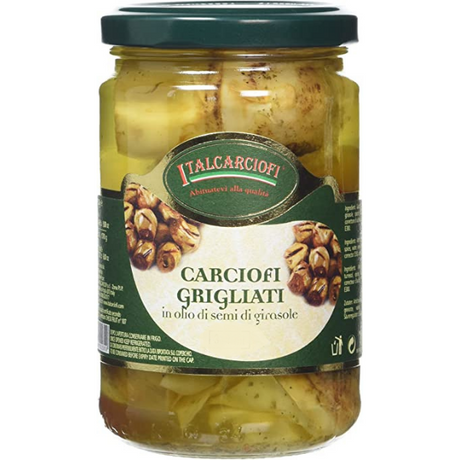 Grilled Artichokes in Sunflower Oil 1062ml - Italcarciofi Italcarciofi - Preserved Vegetables @Mercato Gourmet | Your Italian Gourmet Supermarket