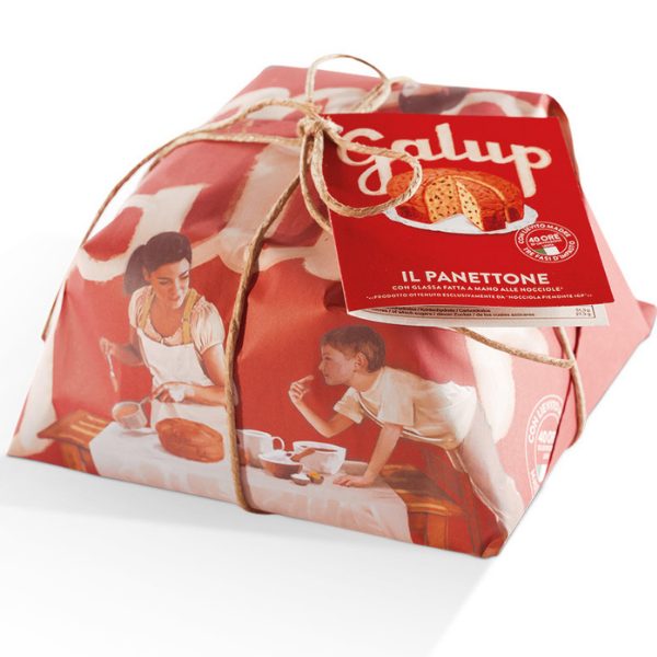 Traditional Panettone with handwrapped 750g - Galup Galup - Panettone 750g @Mercato Gourmet | Your Italian Gourmet Supermarket