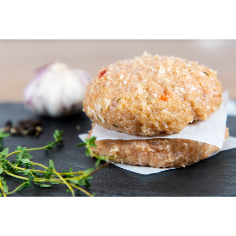 Australian Chicken Burgers 150g / 1 Piece (Frozen) Pacific Gourmet - Sausage & Burger 150g (±10%) pc - Frozen @Mercato Gourmet | Your Italian Gourmet Supermarket