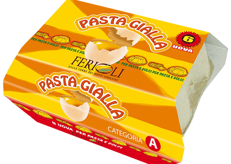 Ferioli Yellow Eggs 6pcs/PACK Ferioli - Eggs 350g @Mercato Gourmet | Your Italian Gourmet Supermarket